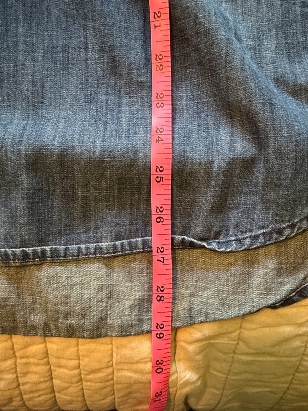 Merona Indigo Shirt with Button Tag Detail - Picture 6 of 6